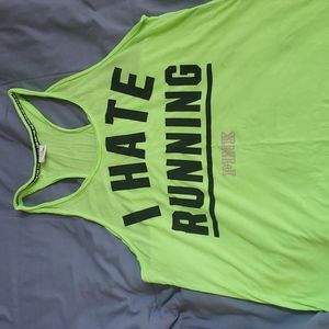 "I Hate Running" tank top (L)